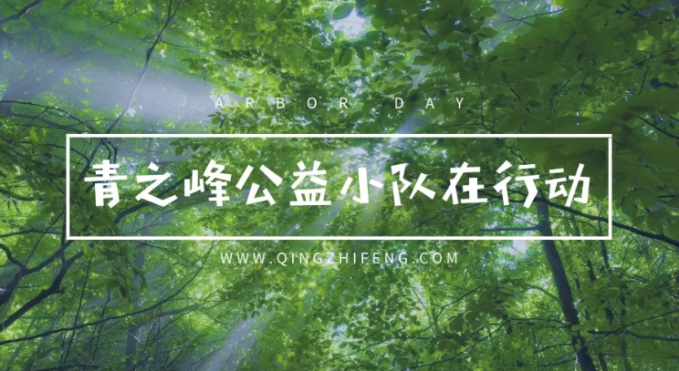 连云港青之峰公益小队在行动 — 记花果山植树活动